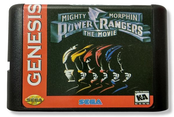 Jogo Power Rangers The Movie - Mega Drive