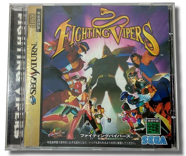 Jogo Fighting Vipers Original [Japonês] - Sega Saturn