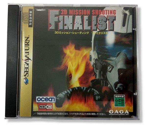 Jogo 3D Mission Shooting Finalist Original [Japonês] - Sega Saturn