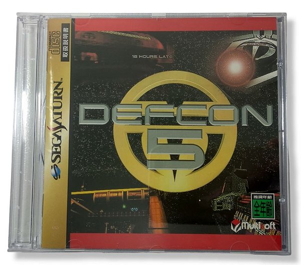 Jogo Defcon 5 Original [Japonês] - Sega Saturn