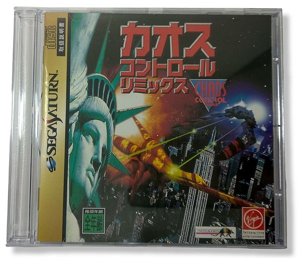 Jogo Chaos Control Remix Original [Japonês] - Sega Saturn