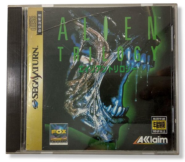 Jogo Alien Trilogy Original [Japonês] - Sega Saturn