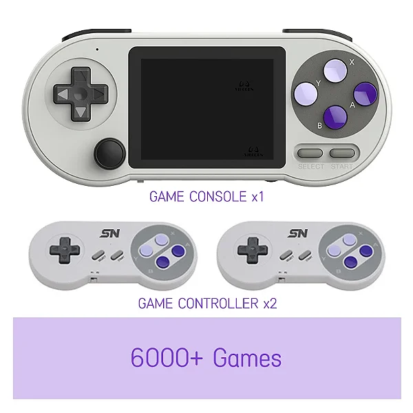 Portátil SF2000 + 2 Controles (6 mil jogos)