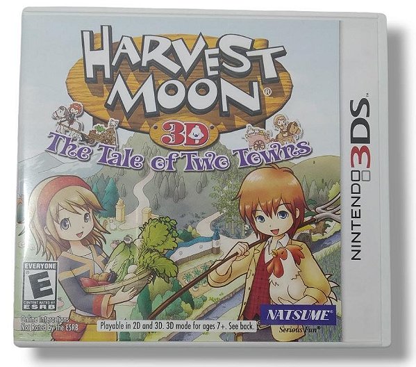 Jogo Harvest Moon 3D The Talle of Two Towns Original - 3DS