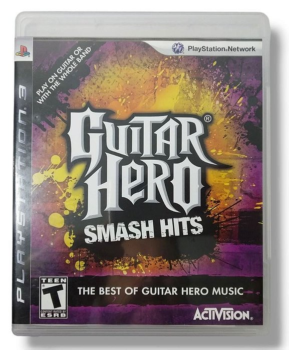 Jogo Guitar Hero Smash Hits - PS3