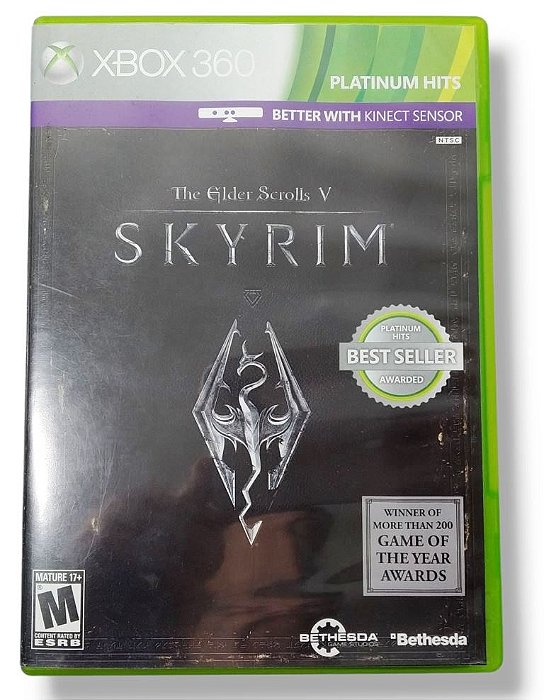 Jogo The Elder Scroolls V Skyrim Original - Xbox 360