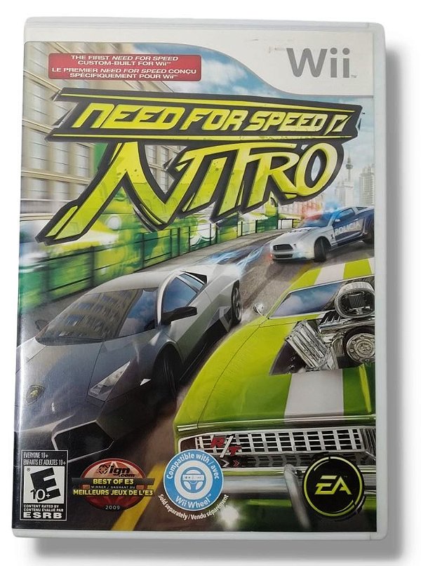 Jogo Need For Speed Nitro Original - Wii