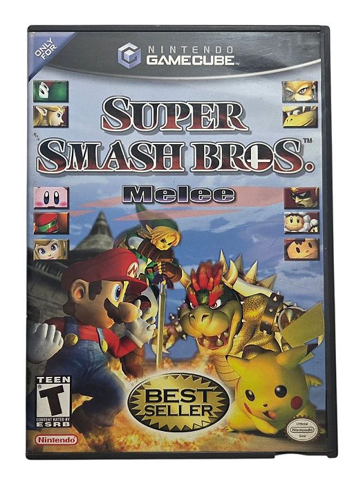 Jogo Super Smash Bros Melee Original - GC (Game Cube)