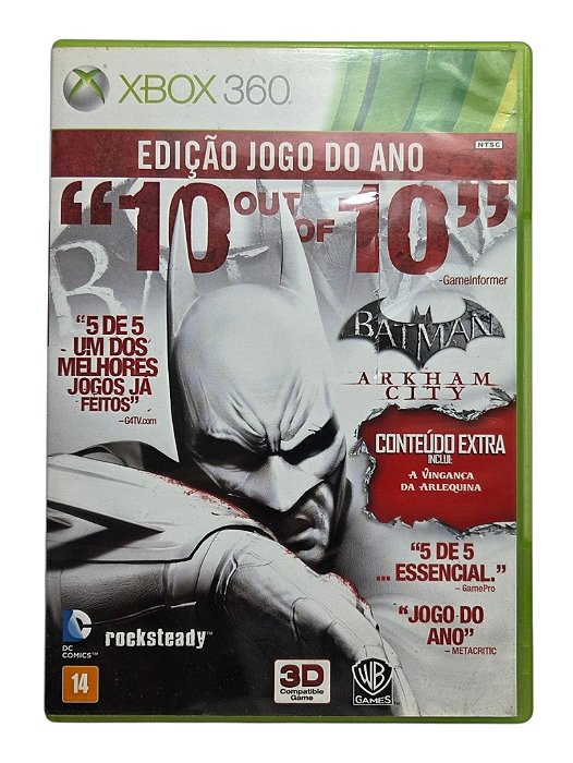Jogo Batman Arkham City (GOTY) Original - Xbox 360
