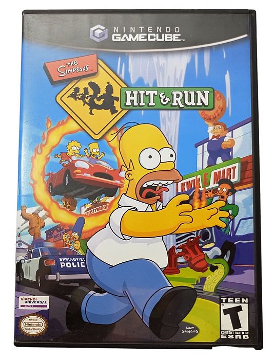 Jogo The Simpsons Hit & Run Original - GC