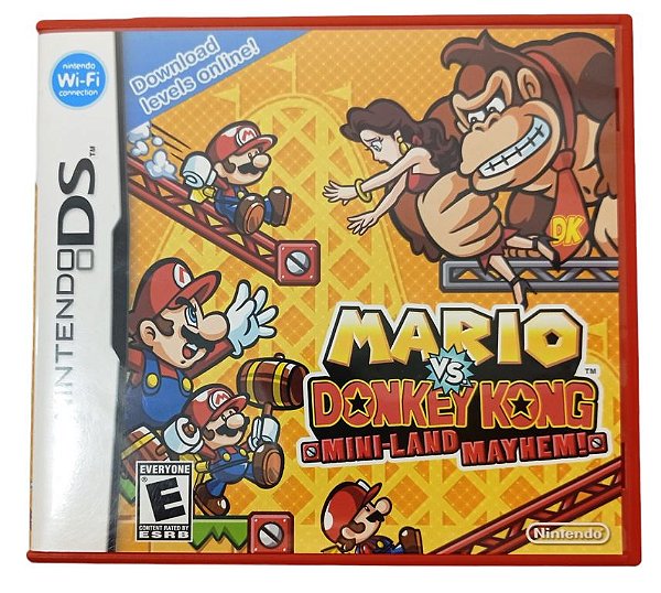 Jogo Mario Vs. Donkey Kong Mini Land may Hem! Original - DS
