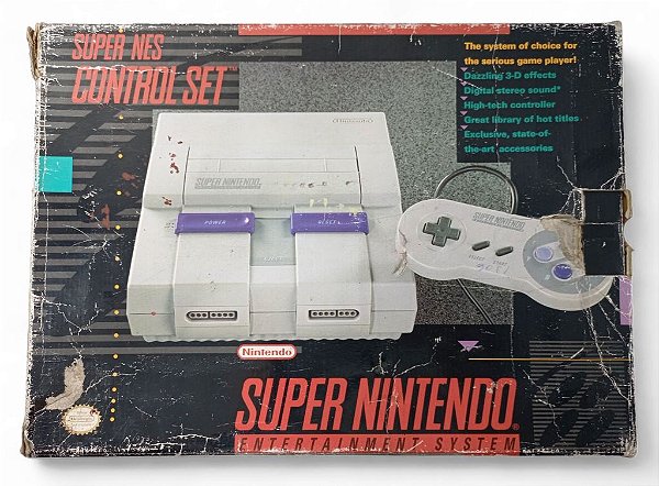 Console Super Nintendo Control Set - SNES