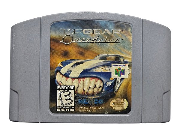 Jogo Topgear Overdrive Original - N64
