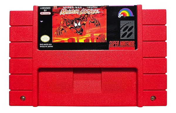 Jogo Spider-man and Venom Maximum Carnage - SNES