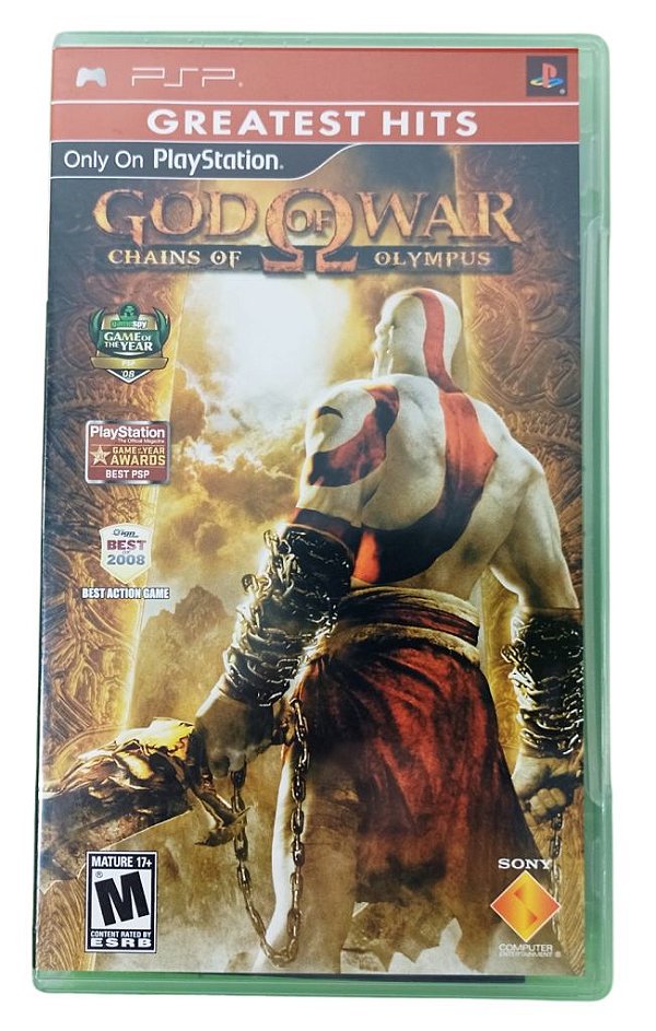 Jogo God of War Chains of Olympus Original - PSP