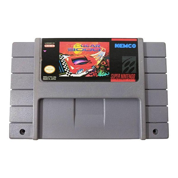 Jogo Top Gear 3000 - SNES