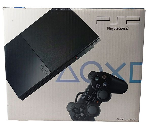 Console Playstation 2 Slim (Controle original e 5 jogos) - PS2