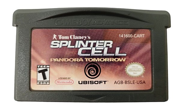 Jogo Splinter Cell Pandora Tomorrow Original - GBA