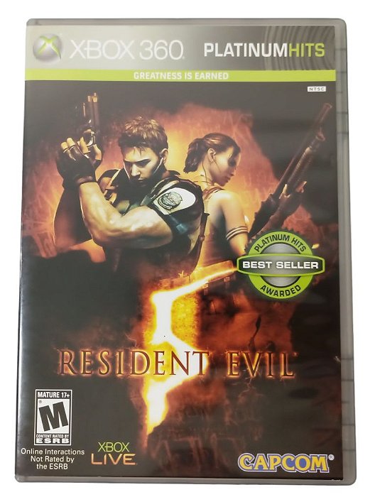 Jogo Resident Evil 5 Original - Xbox 360