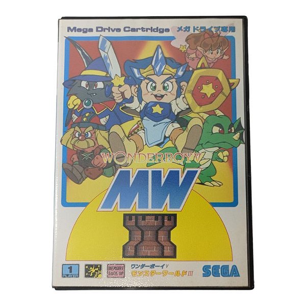 Jogo Wonder Boy V Original [JAPONÊS] - Mega Drive