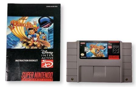 Jogo Pinocchio Original - SNES