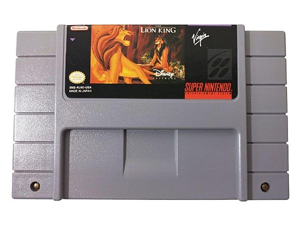 Jogo The Lion King (O Rei Leão) Original - SNES