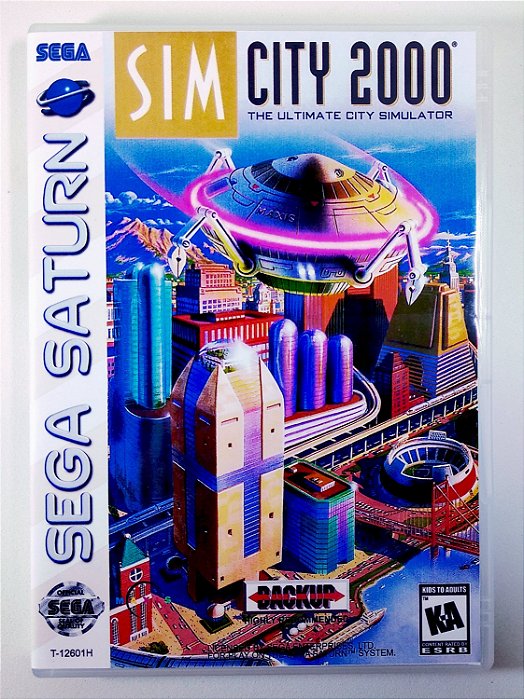 Sim City 2000 Original - Sega Saturn