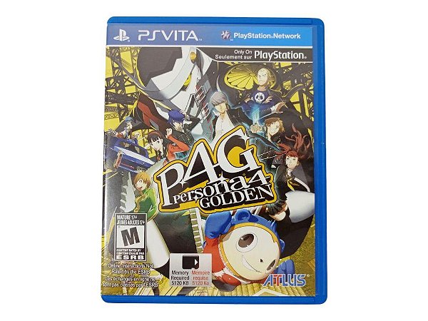 Jogo Persona 4 Golden P4G - PS Vita