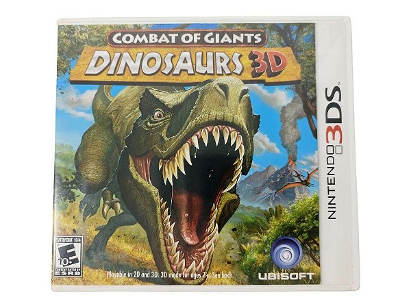 Jogo Combat of Giants Dinossaurs 3D Original - 3DS