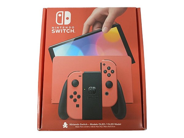Console Nintendo Switch OLED Edição Mario Vermelho