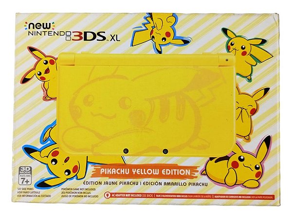 New Nintendo 3DS XL Pikachu Yellow Edition - 3DS