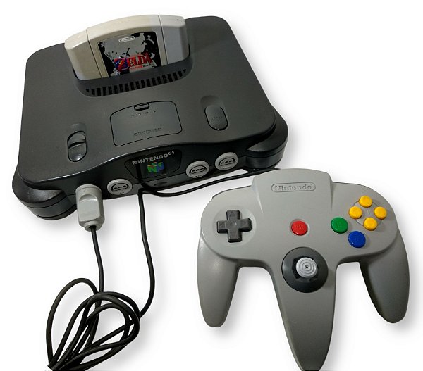 Console Nintendo 64 (inclui jogo Zelda) [Japonês] - N64