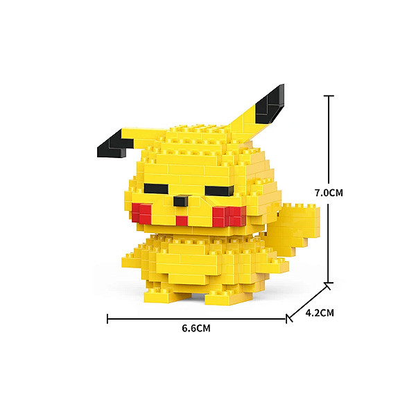 Blocos de Montar BRICKS Pikachu (micro)