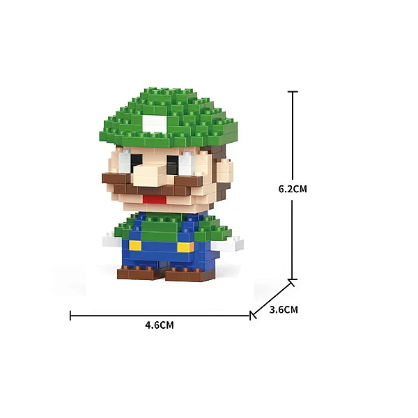 Blocos de Montar BRICKS Luigi (micro)