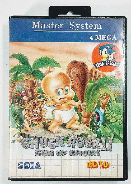 Jogo Chuck Rock II - Master System - Sebo dos Games - 10 anos!