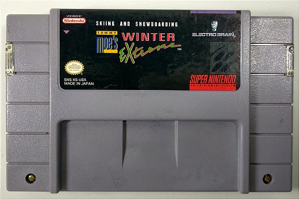 Skiing and Snowboarding Tommy Moes Winter Extreme Original - SNES