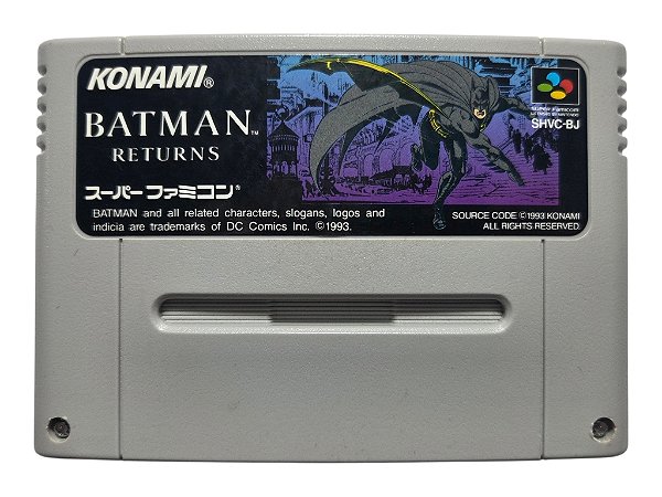 Jogo Batman Returns Original - Super Famicom