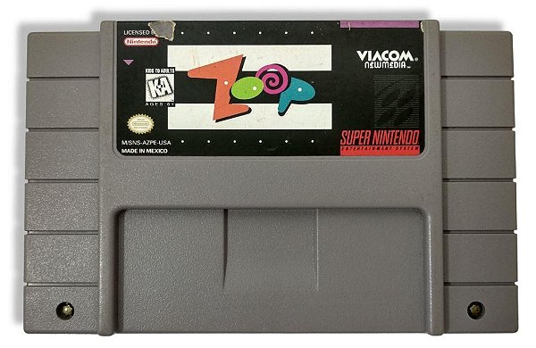 Jogo Zoop Original - SNES