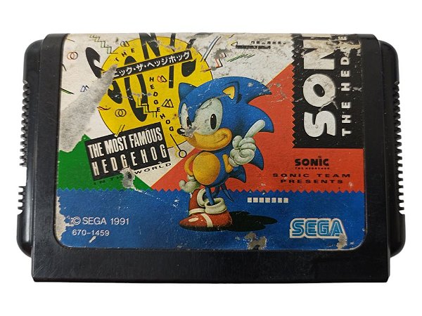 Jogo Sonic Original [JAPONÊS] - Mega Drive