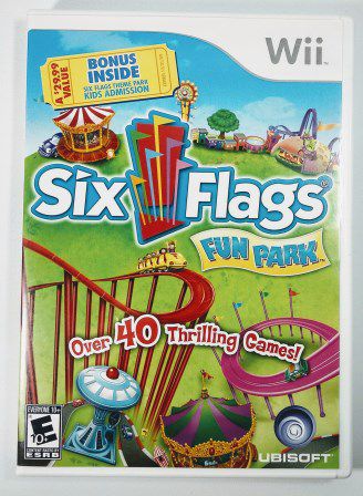 Jogo Six Flags Fun Park Original - Wii