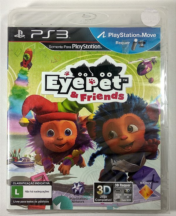 Jogo Eye pet & Friends (Lacrado) - PS3