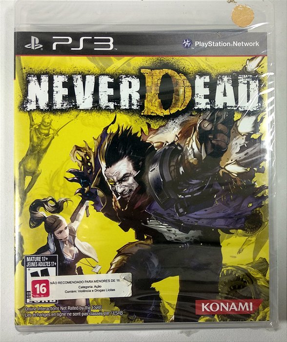 Jogo Never Dead (Lacrado) - PS3