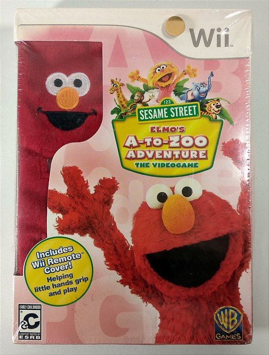 Jogo Elmos A to Zoo Adventure Original (Lacrado) - Wii