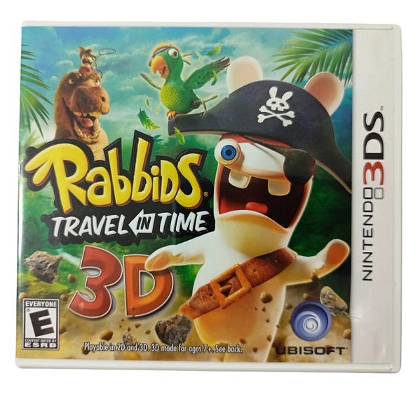 Jogo Rabbids Travel in Time 3D Original - 3DS