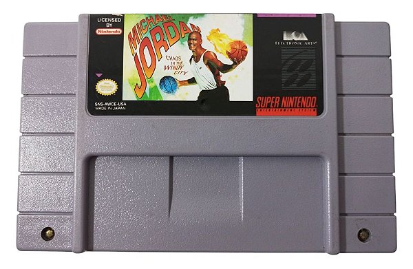 Jogo Michael Jordan Chaos in the Windy City Original - SNES