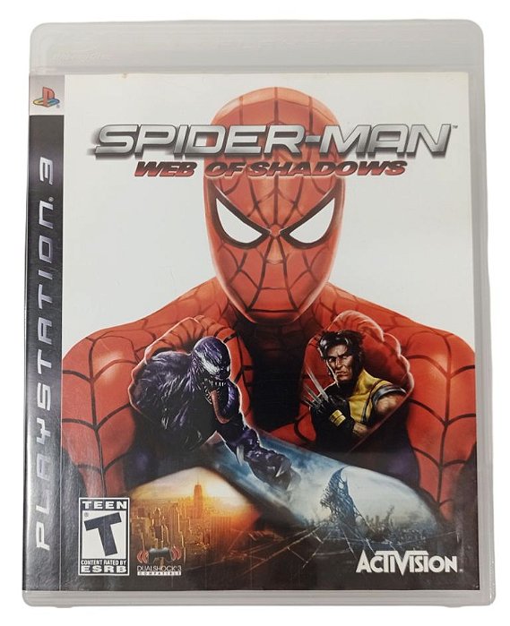Jogo Spider-man Web of Shadows - PS3