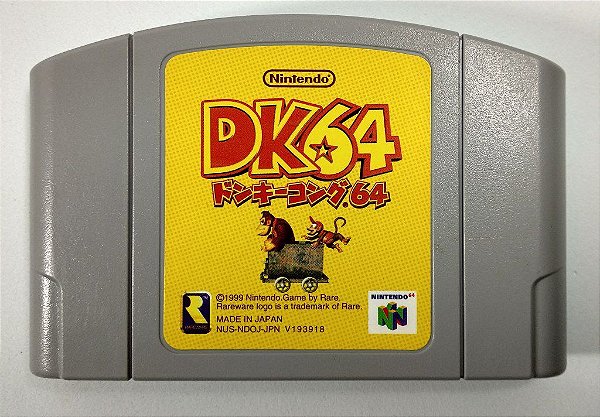 Jogo Donkey Kong 64 Original [JAPONÊS] - N64