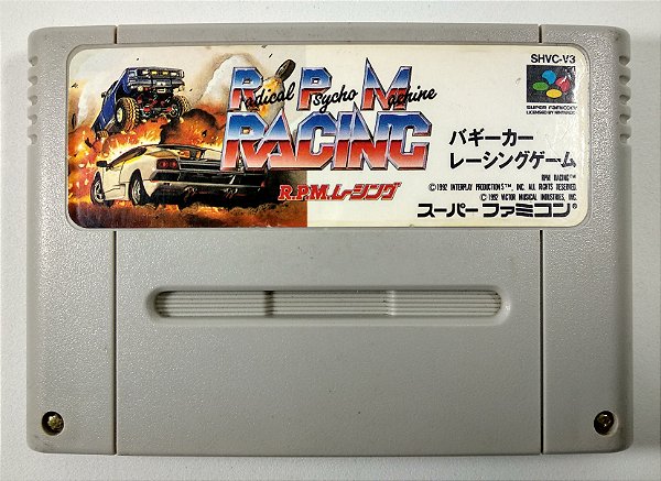 Jogo RPM Racing Original - Super Famicom