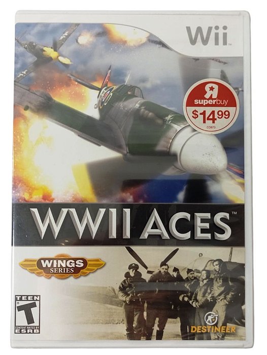 Jogo WWII Aces Original (Lacrado) - Wii