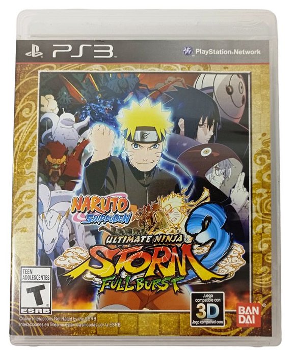 Jogo Naruto Shippuden Ultimate Ninja Storm 3 Full Burst - PS3